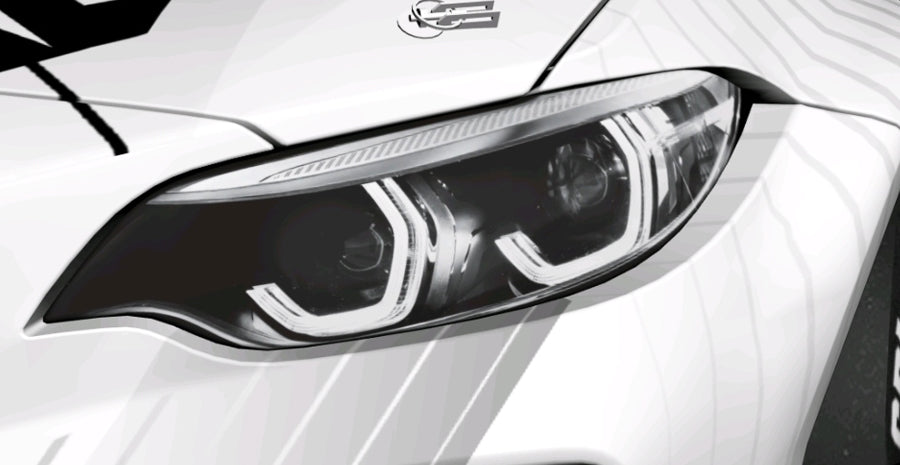 Naklejki zaślepek lamp przednich BMW F22 / F87