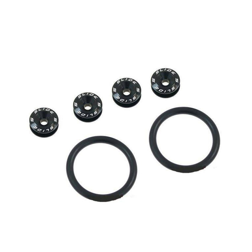 Zapinki zderzaka klapy Quick Release Black